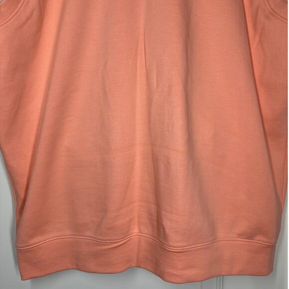 Carnoustie Golf Vest Men's Peach Orange Full 2-Way Zip Sleeveless Collared Sz L - Picture 6 of 8